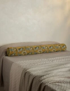 Tiger Long Bolster Pillow By Sarah Sherman Samuel -MIUBOW Furniture Shop TigerLongBolsterPillowbySarahShermanSamuel Gold A0655827B StudioLifestyle