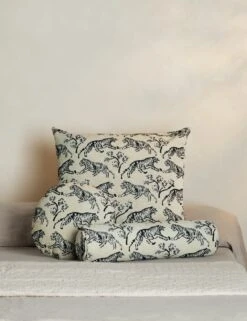 Tiger Bolster Pillow By Sarah Sherman Samuel -MIUBOW Furniture Shop TigerPillowbySarahShermanSamuel Ivory A0655807B GROUP StudioLifestyle 2e47e054 9515 4a70 974f 7500e2dfd313