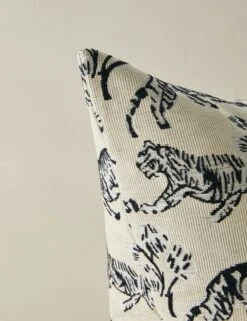 Tiger Pillow By Sarah Sherman Samuel -MIUBOW Furniture Shop TigerPillowbySarahShermanSamuel Ivory A0655807B1018 Product