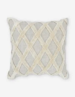 Gayel Linen Pillow, 22" X 22", Natural