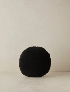 Velvet Round Pillow By Sarah Sherman Samuel -MIUBOW Furniture Shop VelvetRoundPillow BlackbySarahShermanSamuel Black A0656536 3867 Product