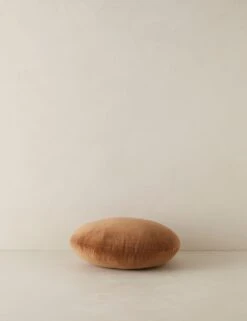 Velvet Round Pillow By Sarah Sherman Samuel -MIUBOW Furniture Shop VelvetRoundPillow UmberbySarahShermanSamuel Amber A0656535 3858 Product
