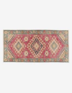 Vintage Turkish Mini Rug No. 148, 1'7" X 3'4"