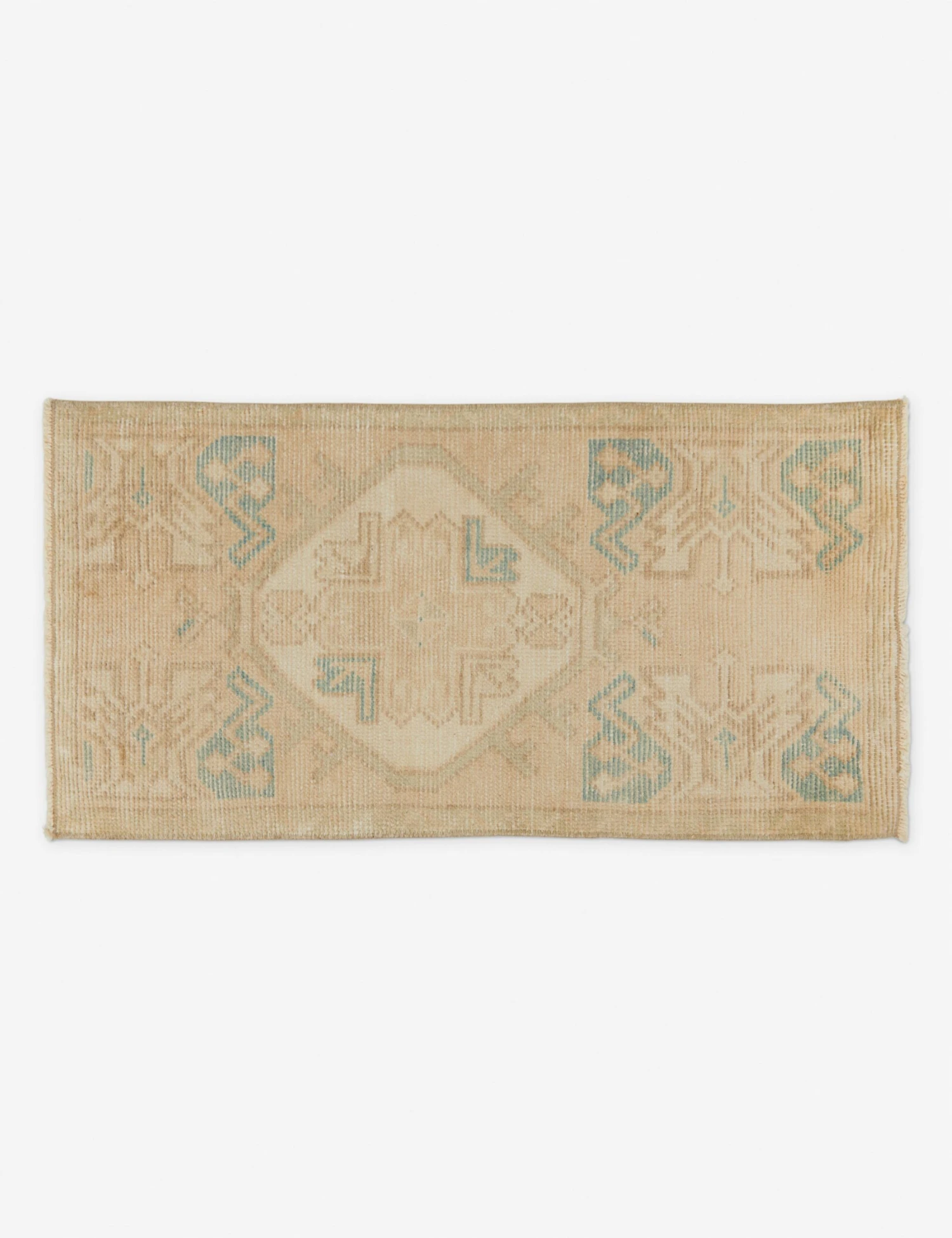 Vintage Turkish Mini Rug No. 176, 1'5" X 3'1"