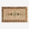 Vintage Turkish Mini Rug No. 180, 1'6" X 2'7"