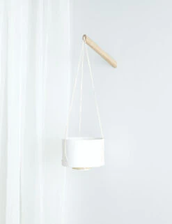 Elidi Wall Hanging Planter -MIUBOW Furniture Shop WallPlantHangerWithMatchingPlanter Natural Flora 10389 1