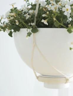 Elidi Wall Hanging Planter -MIUBOW Furniture Shop WallPlantHangerWithMatchingPlanter Natural Luna 10316 1