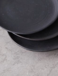 Weilan Cake Plate (Set Of 4) -MIUBOW Furniture Shop WeilanCakePlate Setof4 Black Brown 14816