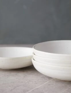 Weilan Low Bowl (Set Of 4) -MIUBOW Furniture Shop WeilanLowBowl Setof4 White Grey 0088
