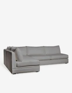 Winona Armless Sectional Sofa -MIUBOW Furniture Shop WinonaArmless3PieceChaiseSectionalLAF KleinSilver 12862 SITECROP