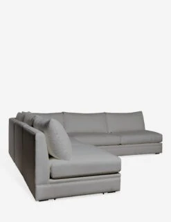 Winona Armless Corner Sectional Sofa -MIUBOW Furniture Shop WinonaArmless3PieceCornerSectional KleinSilver 12865 SITECROP