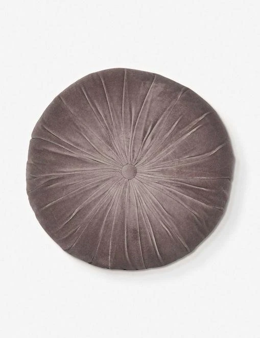 Monroe Velvet Round Pillow 16 Monroe Velvet Round Pillow - Image 16
