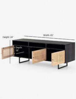 Hannah Media Console -MIUBOW Furniture Shop acadiah media console black wash 2 1564991625 1