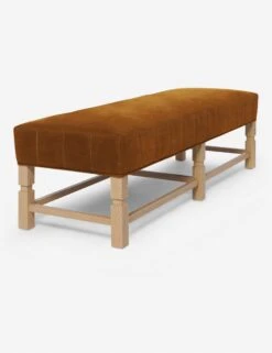 Ambleside Bench By Ginny Macdonald -MIUBOW Furniture Shop ambleside bench velvet cognac 3 3938644d 21df 4fde 86fd 6889fba1be00
