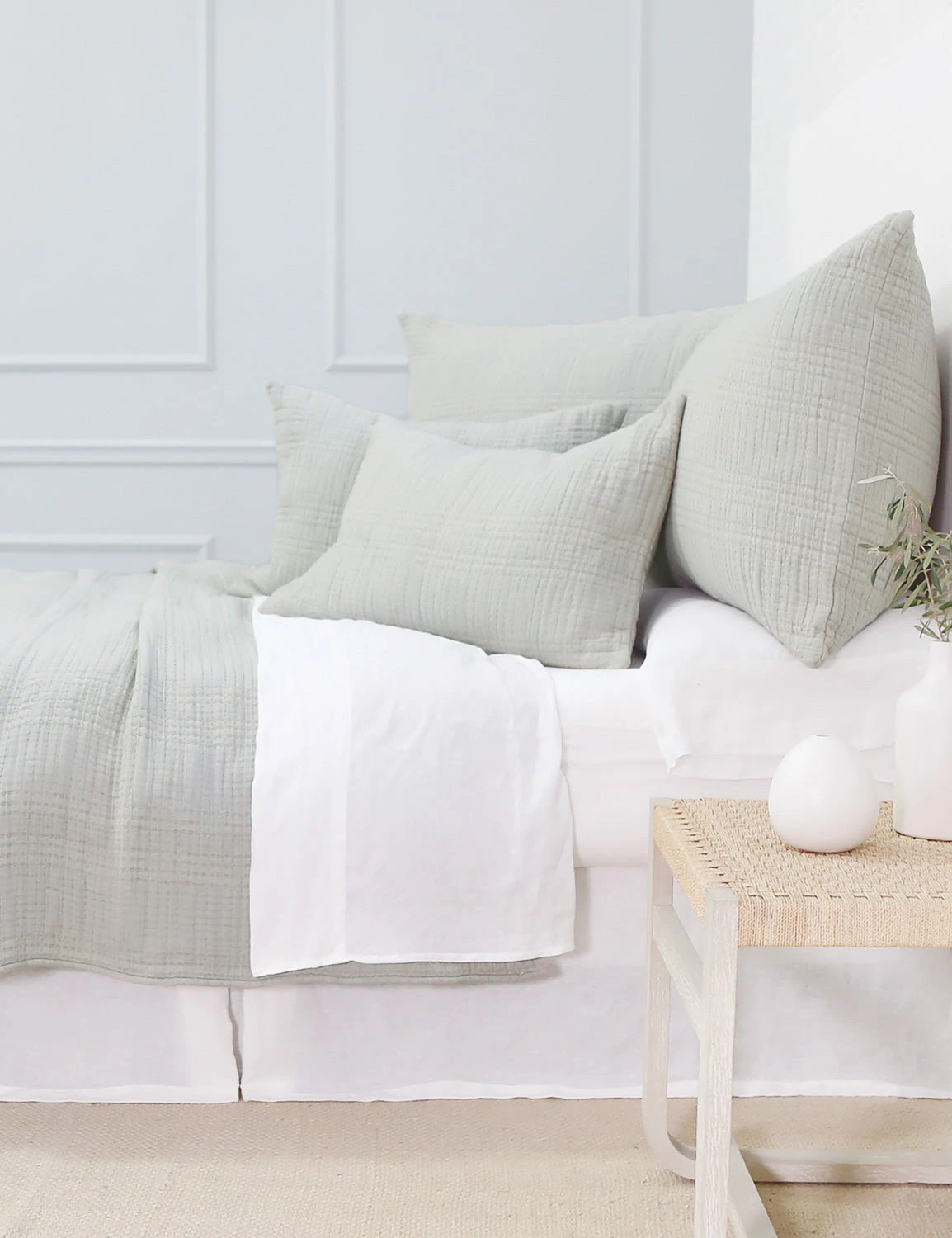 Arrowhead Textured Cotton Sham By Pom Pom At Home 2 Arrowhead Textured Cotton Sham By Pom Pom At Home - Image 2