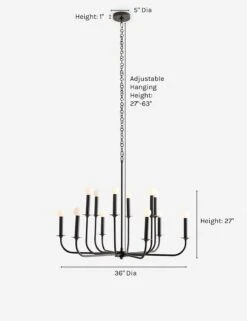 Breck Chandelier By Arteriors -MIUBOW Furniture Shop arteriors breck chandelier bronze