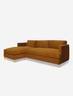 Belmont Sectional Sofa By Ginny Macdonald -MIUBOW Furniture Shop belmont sectional velvet cognac 7 laf b3b339d7 9a89 4b1e 8acb 557a01049145