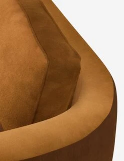 Belmont Sectional Sofa By Ginny Macdonald -MIUBOW Furniture Shop belmont sectional velvet cognac 8 rtf dde9edb1 df68 4cc0 bda4 d6a23d101ba9