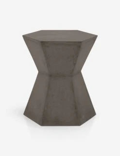 Kai Indoor/Outdoor Side Table 10 Kai Indoor/Outdoor Side Table -MIUBOW Furniture Shop bento accent table slate grey concrete dark 1 01