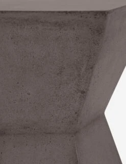 Kai Indoor/Outdoor Side Table 12 Kai Indoor/Outdoor Side Table -MIUBOW Furniture Shop bento accent table slate grey concrete dark 2 02