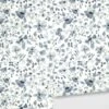 Blue Floral Wallpaper By Rylee + Cru