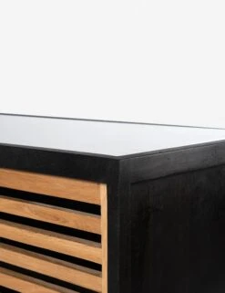 Blythe Media Console -MIUBOW Furniture Shop blythe media console black and oak 1