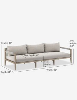 Cadenza Indoor / Outdoor Sofa -MIUBOW Furniture Shop cadenza indoor outdoor sofa neutral