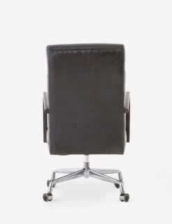 Camden Leather Office Chair, Ebony -MIUBOW Furniture Shop camden desk chair ebony 7 1