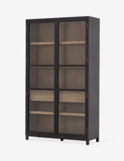 Carly Curio Cabinet -MIUBOW Furniture Shop carly cabinet black