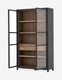 Carly Curio Cabinet -MIUBOW Furniture Shop carly cabinet black 4