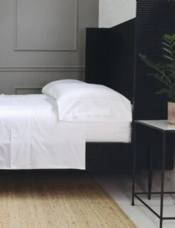 Classico Hemstitch Cotton Sateen Sheet Set By Pom Pom At Home -MIUBOW Furniture Shop classicowhitesheetsetcopy 1