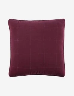 Antwerp Large Quilted Euro Sham By Pom Pom At Home