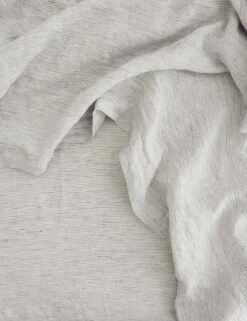 Linen Bedding, Flat Sheet By Cultiver -MIUBOW Furniture Shop cultiver linen bedding pinstripe flat sheet 1