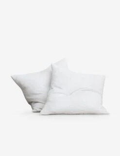 European Flax Linen Euro Pillowcases (Set Of 2) By Cultiver -MIUBOW Furniture Shop cultiver linen bedding white pillowcase euro 1 376ed685 588c 4af9 bb57 69559f66a028