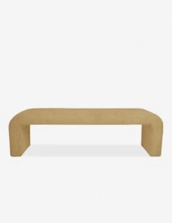 Tate Bench -MIUBOW Furniture Shop curved bench wheat lebico 1