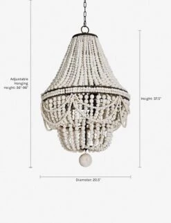 Del Chandelier By Regina Andrew -MIUBOW Furniture Shop del chandelier white