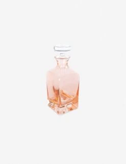 Decanter By Estelle Colored Glass -MIUBOW Furniture Shop ecdecanterblushpink501 2
