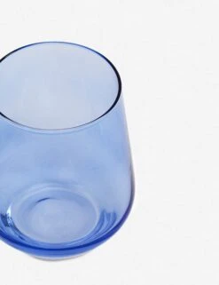 Stemless Wine Glass, (Set Of 6) By Estelle Colored Glass -MIUBOW Furniture Shop estelle stemware cobalt 316