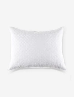 Hampton Quilted Pillow By Pom Pom At Home -MIUBOW Furniture Shop hampton white big pillow ba2f3a32 51cf 4906 a0cf 2fe732684746