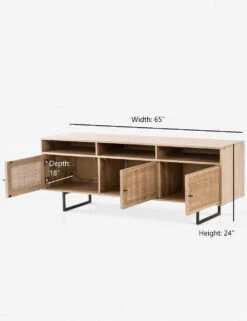 Hannah Media Console -MIUBOW Furniture Shop hannah media console natural 1 1564991625 1