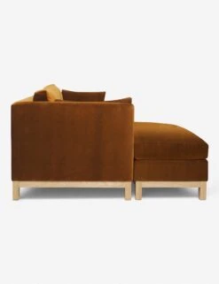 Hollingworth Sectional Sofa By Ginny Macdonald -MIUBOW Furniture Shop hollingsworth sectional velvet cognac 3