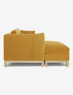 Hollingworth Sectional Sofa By Ginny Macdonald -MIUBOW Furniture Shop hollingsworth sectional velvet golden rod 3 rtf 1