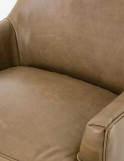 Ilona Leather Accent Chair -MIUBOW Furniture Shop ilona chair taupe leather 7 725412aa de4a 4520 bf70 5df5c8237a8b