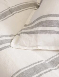 Jackson Linen Duvet By Pom Pom At Home -MIUBOW Furniture Shop jackson cream grey detail 1