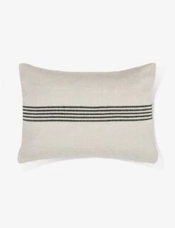 Katya Indoor / Outdoor Pillow -MIUBOW Furniture Shop katya outdoor lumbar pillow black stripe a01501869 1 34131378 5214 409c b686 e2ff4771fd24