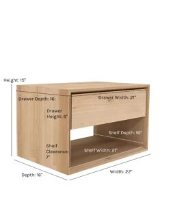 Lark Low Nightstand -MIUBOW Furniture Shop lark low nightstand