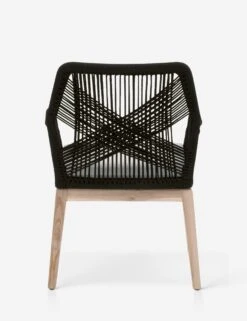 London Indoor / Outdoor Dining Arm Chair 25 London Indoor / Outdoor Dining Arm Chair -MIUBOW Furniture Shop loom outdoor arm chair black gray teak 1 05