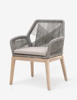 London Indoor / Outdoor Dining Arm Chair 29 London Indoor / Outdoor Dining Arm Chair -MIUBOW Furniture Shop loom outdoor arm chair platinum gray teak 1 02