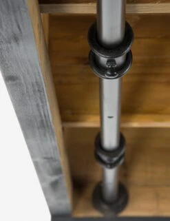 Mallory Bookcase With Ladder -MIUBOW Furniture Shop mallory bookcase with ladder black 6