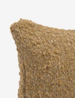 Manon Linen Bouclé Pillow -MIUBOW Furniture Shop manon belgian linen boucle lumbar mustard a04500316 detail 1 01f23f89 4428 4ca4 9db4 7248934b61ad